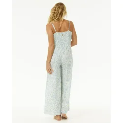Rip Curl Chambray Romper  Bl/Hvid