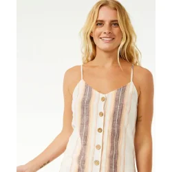 RipCurl Classic Surf Stripe Button Up Dress