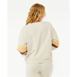 RipCurl Surf Revival Panelled Crew Oatmeal Marle