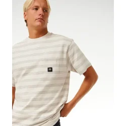 RipCurl Quality surf products Stripe Short Sleeve Tee