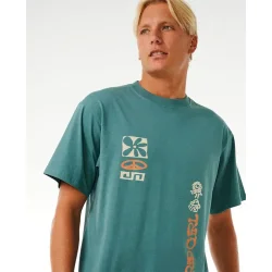 RipCurl Salt Water Culture Power Plants Short Sleeve Tee