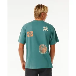 RipCurl Salt Water Culture Power Plants Short Sleeve Tee