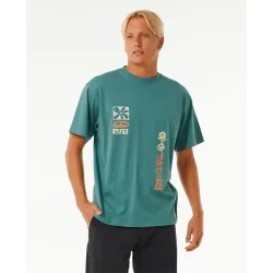 RipCurl Salt Water Culture Power Plants Short Sleeve Tee
