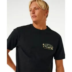 RipCurl Mason Pipeliner Short Sleeve Tee Black
