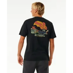 RipCurl Mason Pipeliner Short Sleeve Tee Black