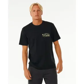 RipCurl Mason Pipeliner Short Sleeve Tee Black