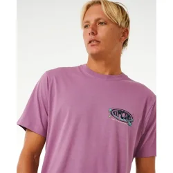 RipCurl Mason Pipeliner Short Sleeve Tee Dusty Purple