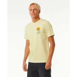 RipCurl Keep On Trucking Short Sleeve Tee Vintage Yellow