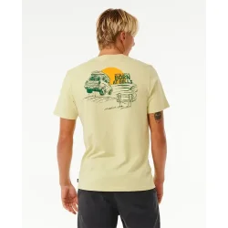 RipCurl Keep On Trucking Short Sleeve Tee Vintage Yellow