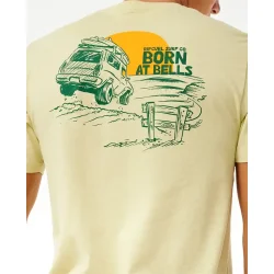 RipCurl Keep On Trucking Short Sleeve Tee Vintage Yellow