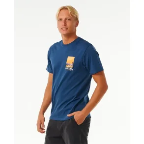 RipCurl Keep On Trucking Short Sleeve Tee Washed Navy