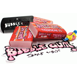 BUBBLE GUM - RED SURF WAX TROPIC - >23C
