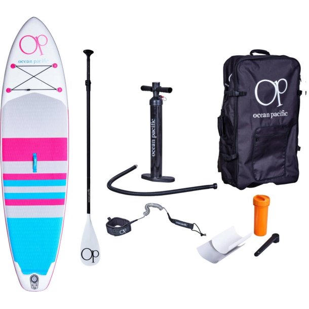 Ocean Pacific Malibu All Round 10'6 (Hvid/Gr/Pink)