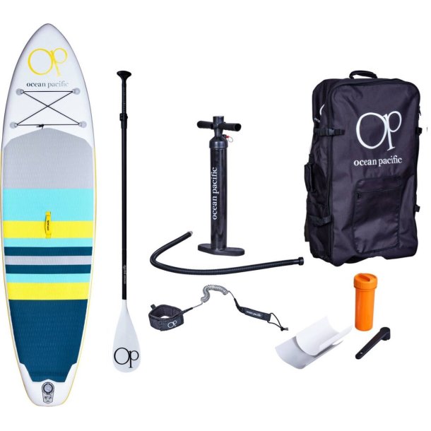 Ocean Pacific Malibu All Round 10'6 (Hvid/Gr/Gul)