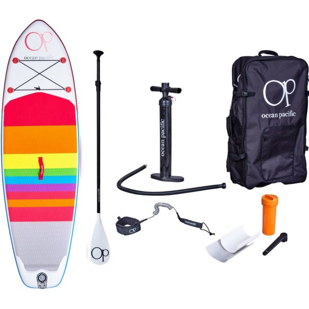 Ocean Pacific Venice All Round 8'6 (Hvid/Rd/Bl)