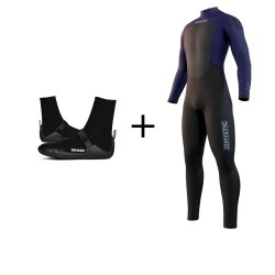 Mystic Star Fullsuit 5/3mm Bzip + Gratis sko